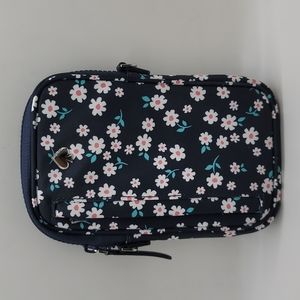 Kate Spade Chelsey Daisy Crossbody Nylon Phone Zippered Pouch